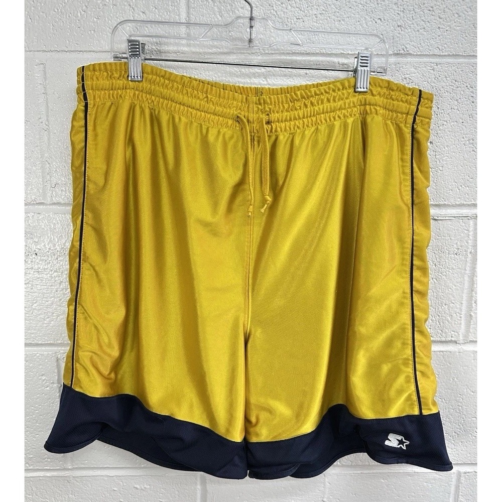 Starter Vintage 90s Y2K Shorts Dazzle Reversible Shiny Silky Glanz 2XL